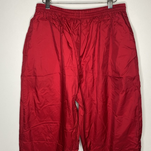 Vintage Port And Company Red Lined Track Pants: Size Extra Large - Picture 3 of 8